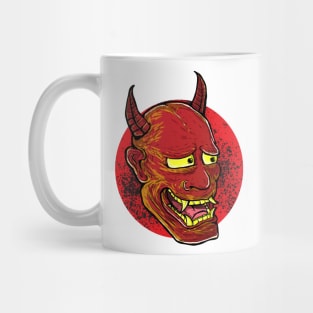 Red Hannya Mug